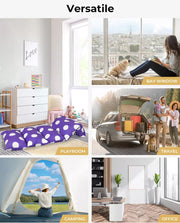 Dreamz Foldable Mattress Kids Pillow Bed Cushion Sofa Chair Lazy Couch 224x81cm