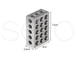 Traderight 123 Block Set 1-2-3 Blocks 23 Holes Machinist Woodworking Workshop X2