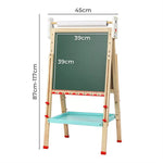 Bopeep Kids Easel Drawing Magnetic Board Children Wooden Double-sided 87-117cm