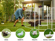 Pawz Pet Dog Playpen Puppy  Cage Enclosure Fence Metal  8 Panel 40