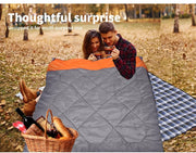 Mountview Double Sleeping Bag Bags Outdoor Camping Hiking Pillow -10℃ Thermal.