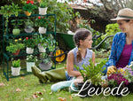 Levede 2x 4 Tier Plant Stand Shelves Garden Steel Storage Shelf Steel Frame