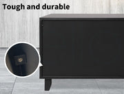 Pawz Enclosed Cat Litter Cabinet Box Kitty Toilet Tray Pet House Table Black