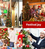Santaco Christmas Tree 1.8M 6Ft Pinecone Decorated Xmas Home Garden Decorations