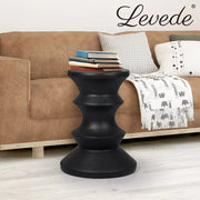 Levede Side Table Retro Terrazzo Round Magnesia Concrete Stool Bedside Outdoor