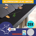 20m Gutter Guard Mesh Aluminium Guards Twigs Filter Garden Leaf Brush DIY Black
