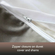 Dreamz Microfibre Quilt Cover Set Duvet Doona Pillow Case Reversible Use AllSize