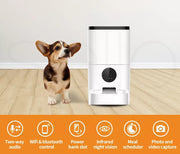 Pawz 6L  Auto Feeder Pet Automatic Camera Cat Dog Smart Wifi App Food Dispenser