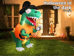 Emitto Halloween Inflatables LED Lights Dinosaur 1.8M Party Outdoor Yard Decor