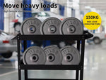 Traderight 3-Tier Tool Cart Trolley Toolbox Workshop Garage Storage Organizer
