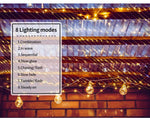 Emitto LED String Fairy Lights Net Mesh Curtain Wedding Party Xmas Decor Outdoor