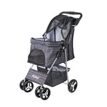 Pawz Large Pet Stroller Dog Cat Carrier Travel Pushchair Foldable Pram 4 Wheels