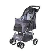 Pawz Large Pet Stroller Dog Cat Carrier Travel Pushchair Foldable Pram 4 Wheels