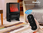 Spector Heater Electric Portable 2000W 3D Fire Fast Heating Remote Touch Timer