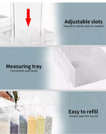 Toque Grain Container Cereal Dispenser 10kg Dry Food Rice Flour Storage Box Wall