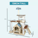 Pawz Cat Tree Scratching Post Scratcher Tower Condo House Furniture High  Ceilin