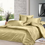 Dreamz Quilt Cover Set Silky Satin Quilt Cover Luxury Duvet Pillowcases Summer.