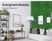Marlow Artificial Hedge Grass Boxwood Garden Green Wall Mat Fence Outdoor x 10