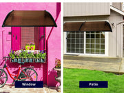 Mountview Window Door Awning Outdoor Canopy UV Patio Shield Rain Sun Cover 1M-6M