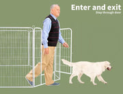 Pawz Pet Dog Playpen Puppy Exercise Cage Enclosure Fence Metal Outdoor 8 Panel