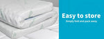 Dreamz Mattress Topper Cool Gel Memory Foam Bamboo Cover Double Queen King Size