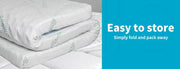 Dreamz Mattress Topper Cool Gel Memory Foam Bamboo Cover Double Queen King Size