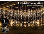 LED Fairy String Lights Curtain Xmas Outdoor Wedding Party Garden Decorations