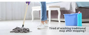 Cleanflo Spin Mop Bucket Set 360° Stainless Steel Rotating Wet Dry  Microfiber