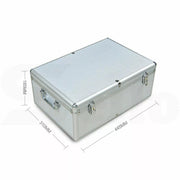 500 Discs Aluminium CD DVD Cases Bluray Lock Storage Box Organizer Free Inserts