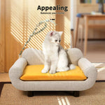 Pawz Pet Sofa Bed Dog Cat Detachable Warm Soft Back Lounge Couch Washable Cover