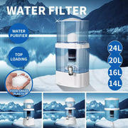 Water Filter Purifier Ceramic Carbon Mineral Dispenser Multi-Stage Filtration