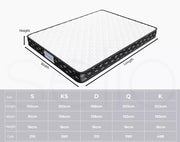 Dreamz Mattress Spring Queen Double King Single Bed Foam Medium Soft 16CM