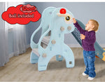 Bopeep Kids Slide 135cm Long Basketball Hoop Ring Activity Center Toddlers Play