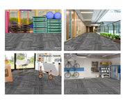 Marlow 20x Carpet Tiles Box Heavy Commercial Retail Office Gym Flooring 50X50cm
