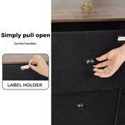 Levede Chest of 5 Drawers Storage Cabinet Dresser Lowboy Organizer Suede Drawer