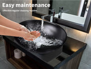 Dutxa Ceramic Basin Bathroom Sinks Hand Wash Bowl Vanity Above Counter Matte