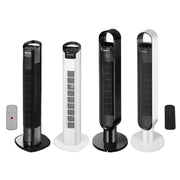 Spector Tower Fan Portable Oscillating Remote Control LED Display Timer Ionizer