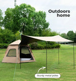 Mountview Instant Pop up Tent Automatic Camping Tarp Canopy 5-8 Person Family