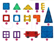 Bopeep Kids Magnetic Tiles Blocks Building Educational Toys Children Gift Play