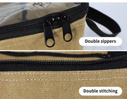 Slimbridge 3PCS Camping Canvas Storage Bags Adventure Portable Caravan Organiser