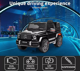 Kids Ride On Car 12V Battery Mercedes-Benz Licensed AMG G63 Toy Remote Control
