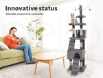 Pawz Cat Tree Scratching Post Scratcher Tower Condo Furniture Ceiling High 210cm