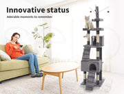 Pawz Cat Tree Scratching Post Scratcher Tower Condo Furniture Ceiling High 210cm