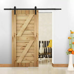 Antique Style Sliding Barn Double Door Hardware Damper Quiet Closing Tool Kits