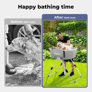 Pawz Pet Grooming Bath Tub Elevated Dog Shower Basin Foldable Adjustable Height