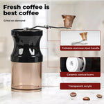 Pour Over Coffee Maker Set Dripper Pot Kettle Filter Coffee Grinder Camping Tool