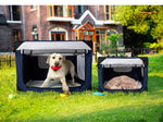Pawz Pet Soft Crate Dog Cat Carrier Travel Cage Folding Kennel Metal Frame 2XL