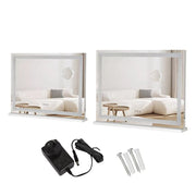 Yezi Crystal Hollywood Vanity Mirror LED Light Makeup Magnifying Bathroom Type C