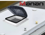 Manan Caravan RV Roof Vent Hatch Skylight Trailer Camper Motorhome 400mmx400mm