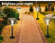 EMITTO Solar Powered LED Ground Garden Lights Path Yard Park Lawn Outdoor 60cm